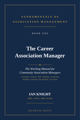 The Career Association Manager cover