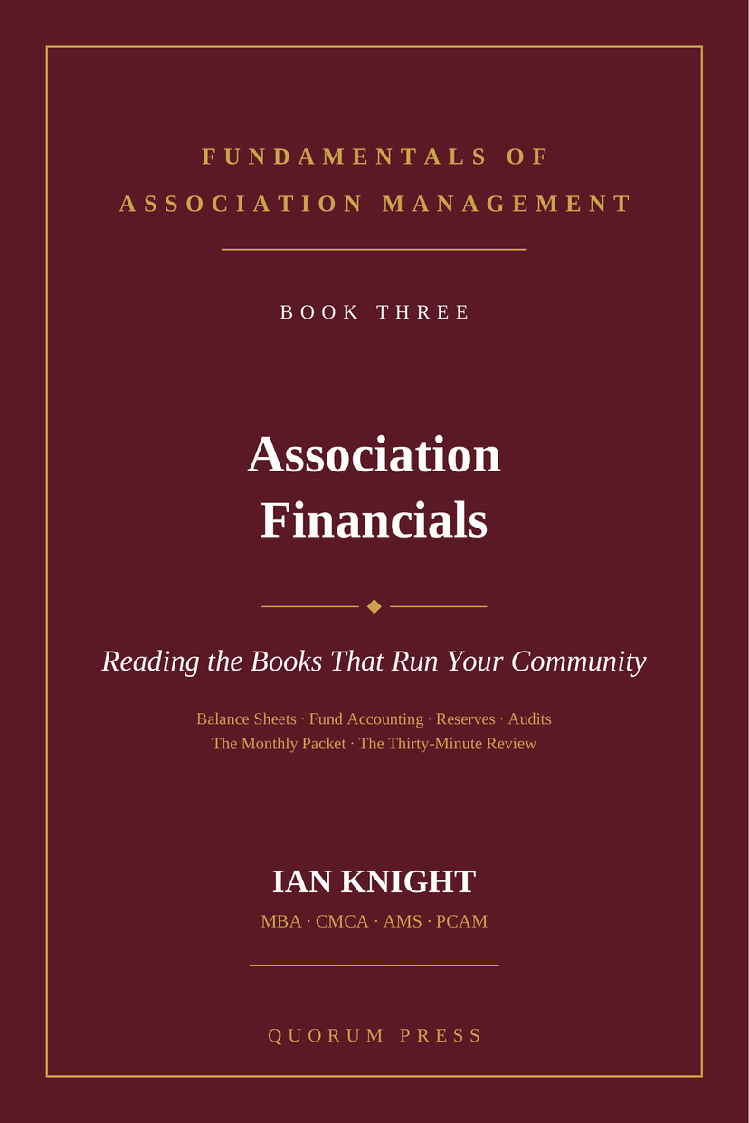 Association Financials front cover