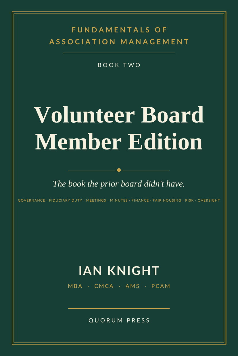The Volunteer Board Member front cover